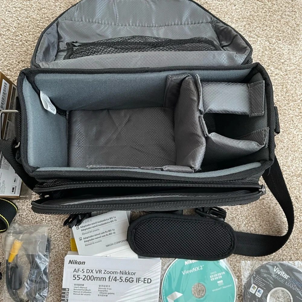 Nikon D3300 Black DSLR Camera with 18-55mm Lens